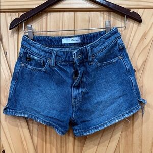 KanCan Dark Blue Jean Shorts